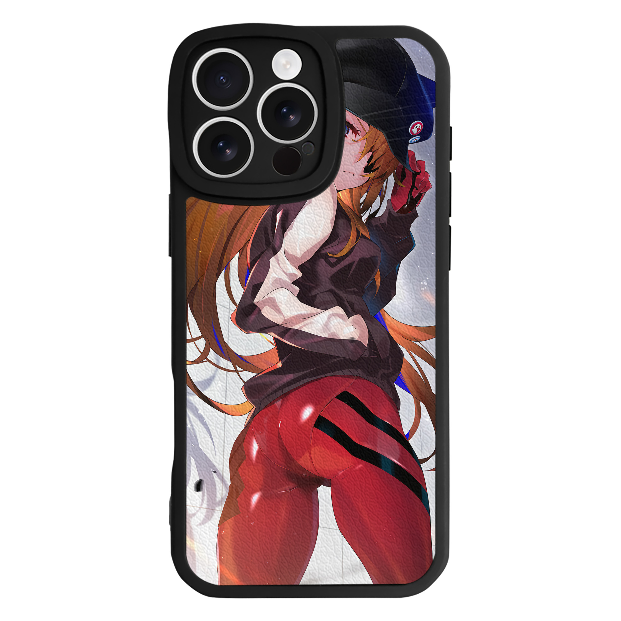 （画像用） EVA 新世紀エヴァンゲリオン 【iPhone 16シリーズ対応】シリコンスマホケース（レザー調） 材質：シリコン